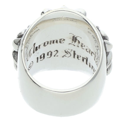 Chrome Hearts Keeper Sterling Silver Ring Size US 5