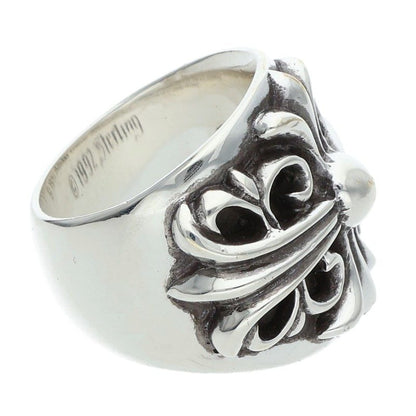 Chrome Hearts Keeper Sterling Silver Ring Size US 5