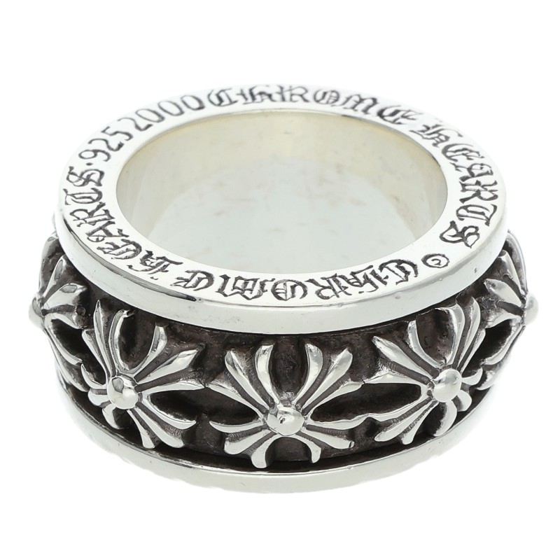 Chrome Hearts Spinner CH X Silver Ring Size ONE SIZE