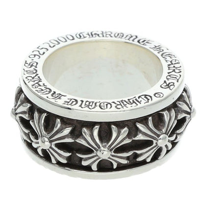Chrome Hearts Spinner CH X Silver Ring Size ONE SIZE