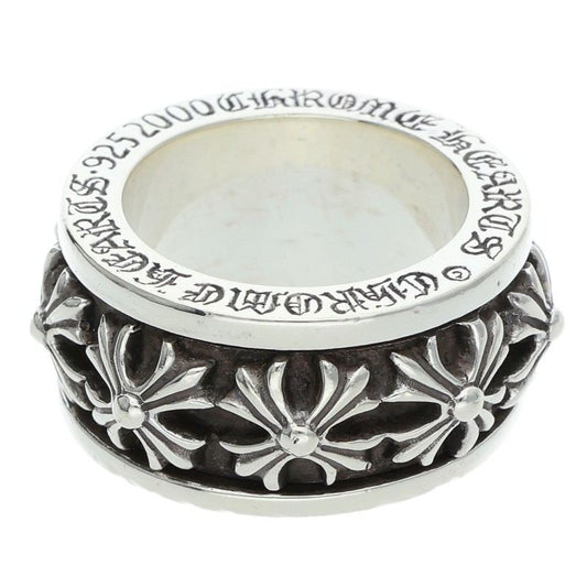 Chrome Hearts Spinner CH X Silver Ring Size ONE SIZE