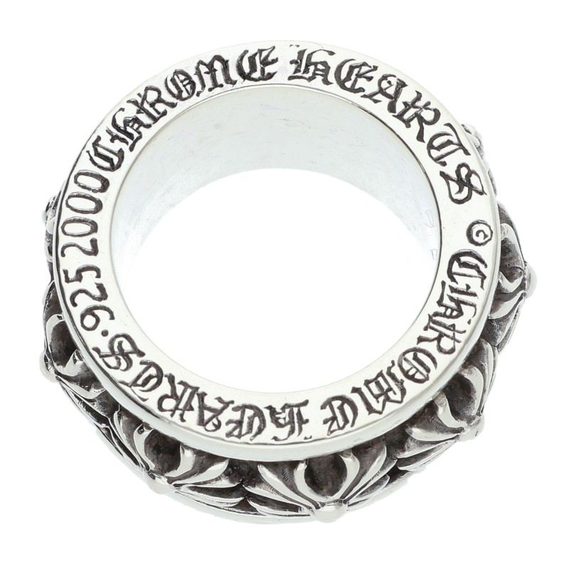 Chrome Hearts Spinner CH X Silver Ring Size ONE SIZE