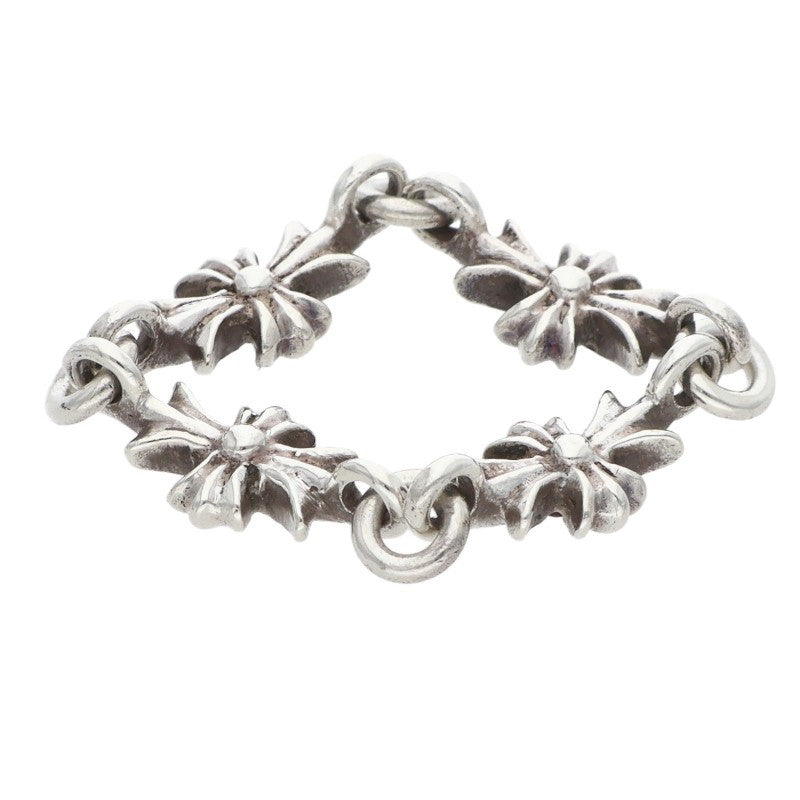 Chrome Hearts TNY E CH PLS Ruby Silver Ring Size ONE SIZE
