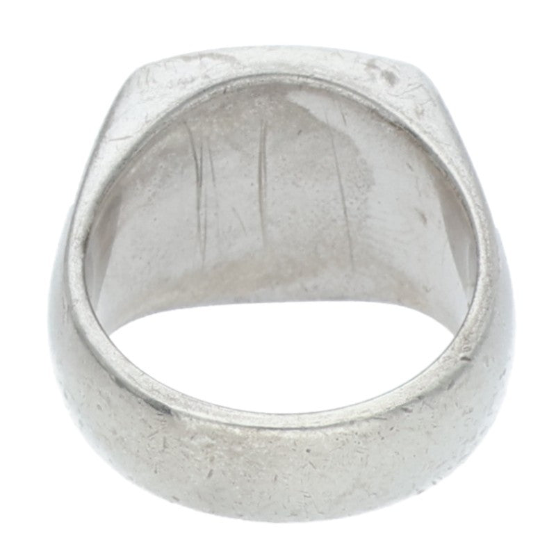 TOM WOOD Cushion White MOP Silver Signet Ring Size ONE SIZE