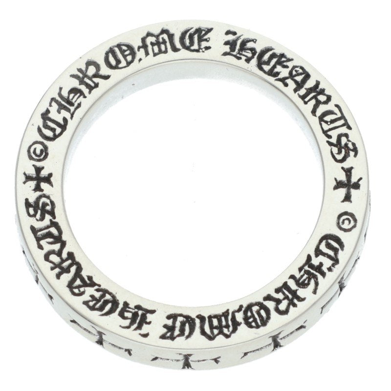 Chrome Hearts 3mm Spacer FUCKYOU Silver Ring Size US 4.5