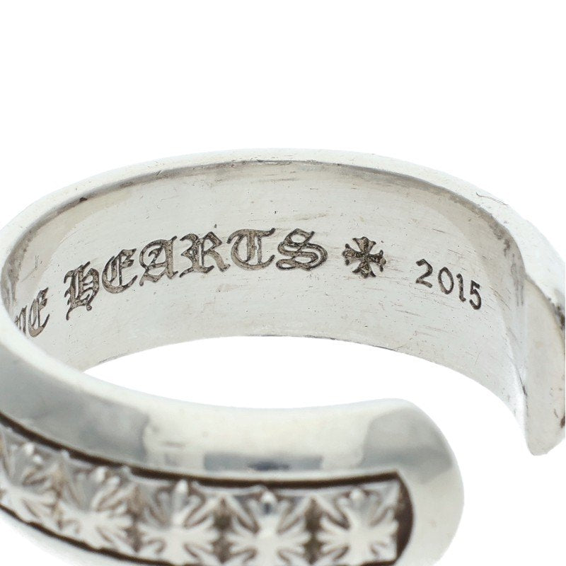 Chrome Hearts OPEN BAND CH PLS Silver Ring Size US 8