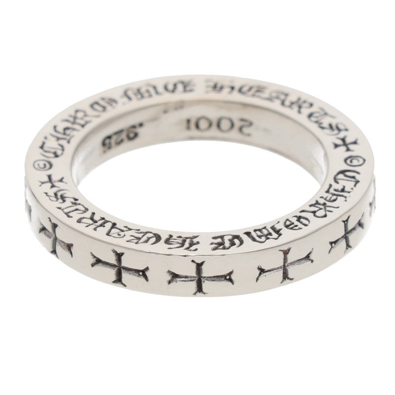 Chrome Hearts 3mm Spacer FUCKYOU Silver Ring Size US 5.5