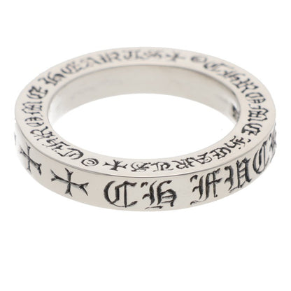Chrome Hearts 3mm Spacer FUCKYOU Silver Ring Size US 5.5