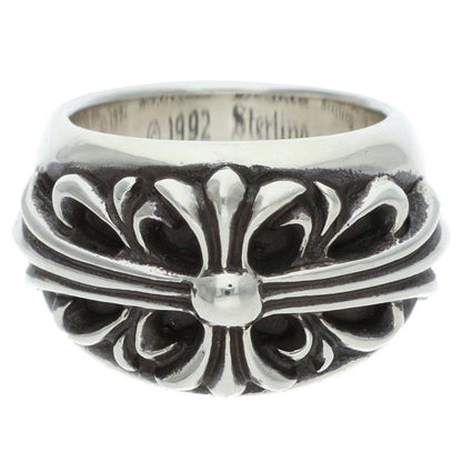 Chrome Hearts FLRL CRS Sterling Silver Ring Size US 5