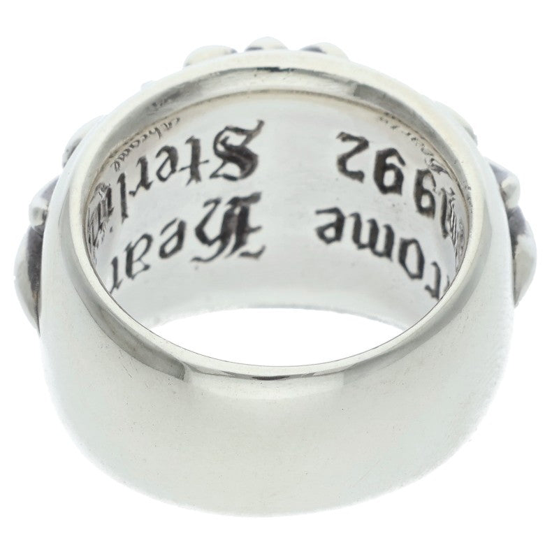 Chrome Hearts FLRL CRS Sterling Silver Ring Size US 5