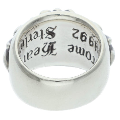 Chrome Hearts FLRL CRS Sterling Silver Ring Size US 5