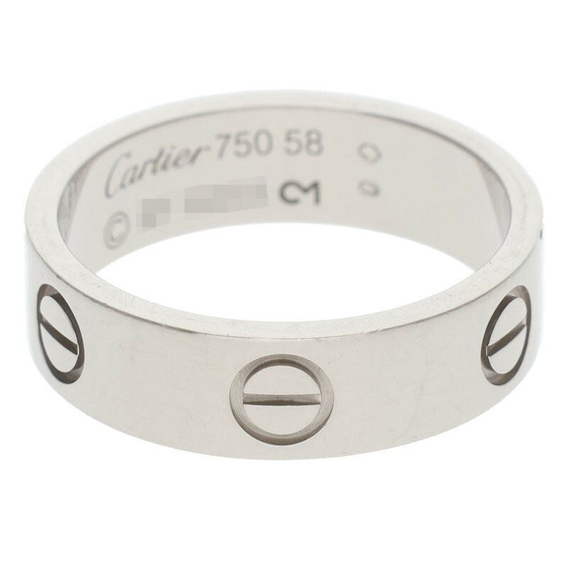 Cartier LOVE RING K18WG White Gold Ring Size ONE SIZE