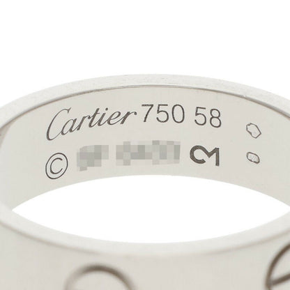 Cartier LOVE RING K18WG White Gold Ring Size ONE SIZE