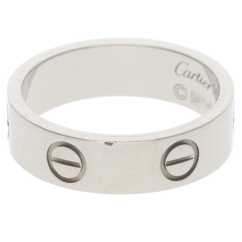 Cartier LOVE RING K18WG White Gold Ring Size ONE SIZE