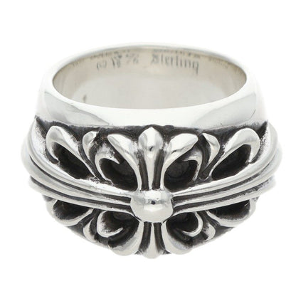 Chrome Hearts FLRL CRS Sterling Silver Ring Size US 5