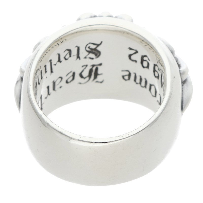 Chrome Hearts FLRL CRS Sterling Silver Ring Size US 5