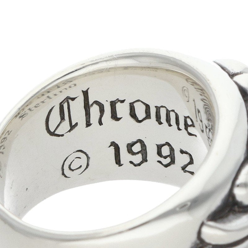 Chrome Hearts FLRL CRS Sterling Silver Ring Size US 5