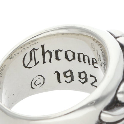 Chrome Hearts FLRL CRS Sterling Silver Ring Size US 5