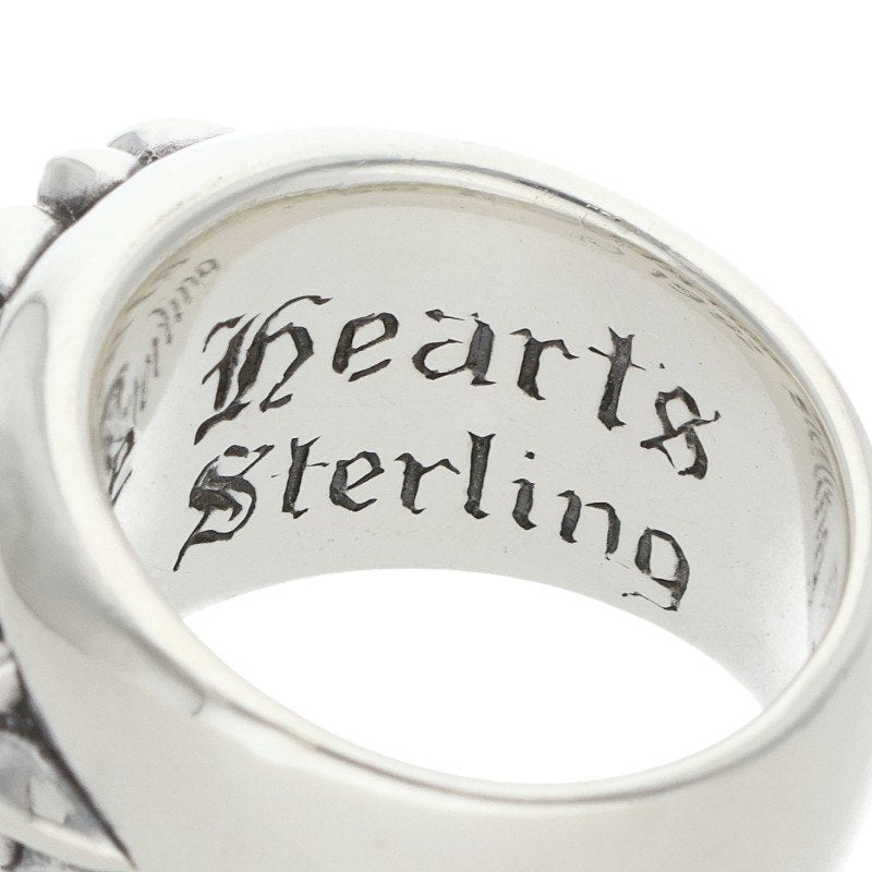 Chrome Hearts FLRL CRS Sterling Silver Ring Size US 5