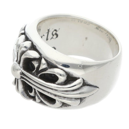 Chrome Hearts FLRL CRS Sterling Silver Ring Size US 5