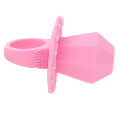Chrome Hearts PPO-SLCN Pink Rubber Ring Size US 6