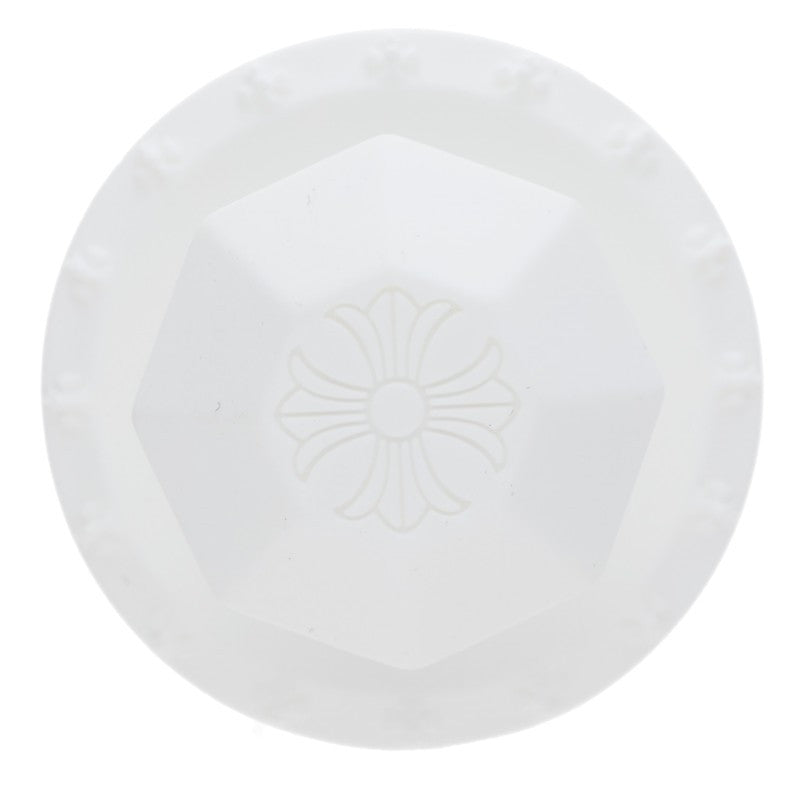 Chrome Hearts PPO-SLCN White Rubber Ring Size US 6