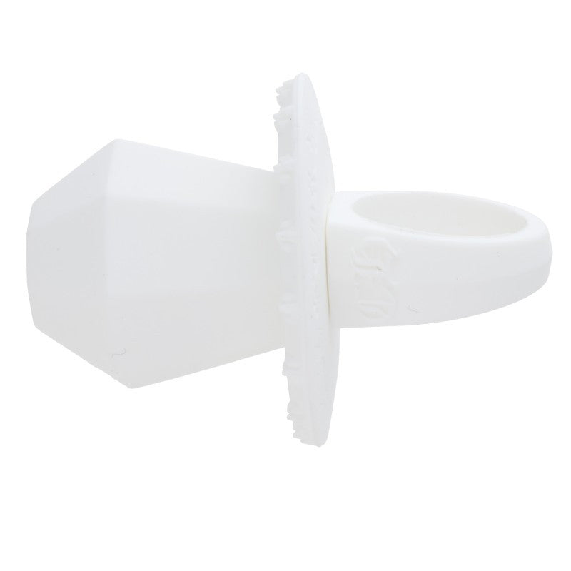 Chrome Hearts PPO-SLCN White Rubber Ring Size US 6