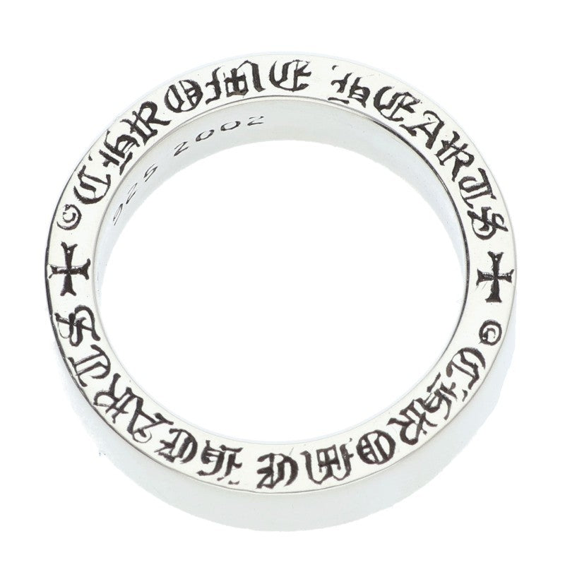 Chrome Hearts 6mm Spacer Plain Silver Ring 925 Size ONE SIZE