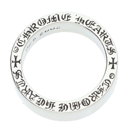 Chrome Hearts 6mm Spacer Plain Silver Ring 925 Size ONE SIZE