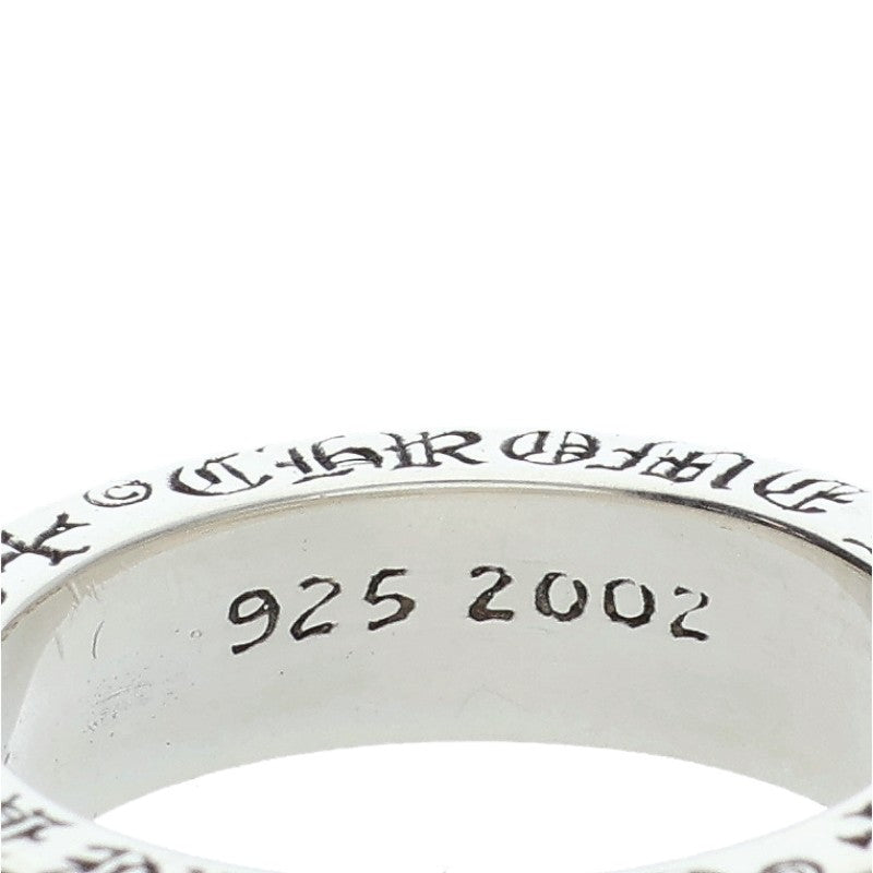 Chrome Hearts 6mm Spacer Plain Silver Ring 925 Size ONE SIZE