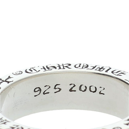 Chrome Hearts 6mm Spacer Plain Silver Ring 925 Size ONE SIZE