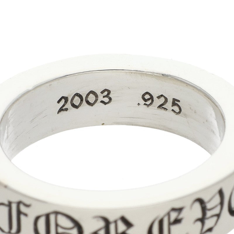 Chrome Hearts 6mm Spacer Forever Silver Ring Size ONE SIZE