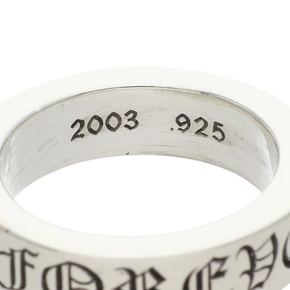 Chrome Hearts 6mm Spacer Forever Silver Ring Size ONE SIZE