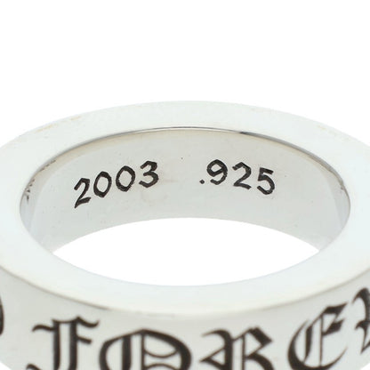 Chrome Hearts 6mm Spacer Forever Silver Ring Size ONE SIZE