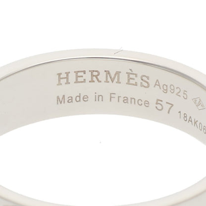 HERMES Collier de Chien PM Silver Ring Size ONE SIZE