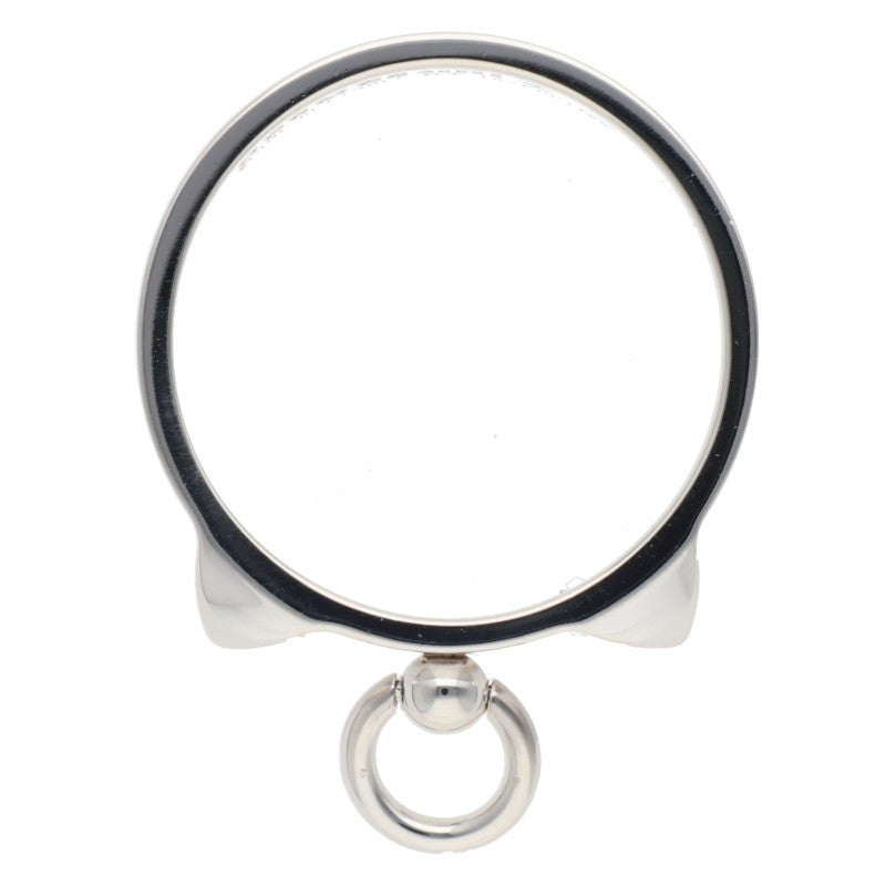 HERMES Collier de Chien PM Silver Ring Size ONE SIZE