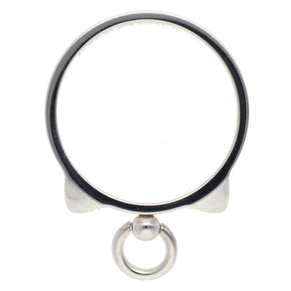HERMES Collier de Chien PM Silver Ring Size ONE SIZE
