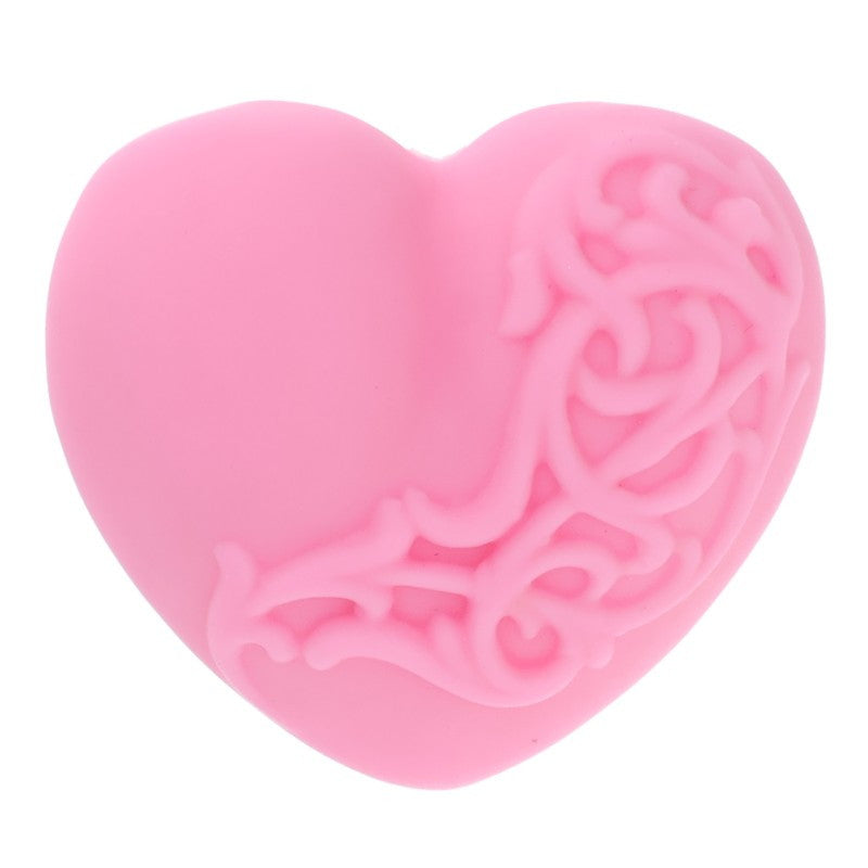 Chrome Hearts Pink Heart Rubber Ring Size ONE SIZE