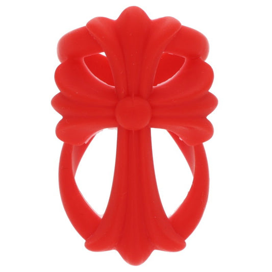 Chrome Hearts Red Infinity CH Cross Rubber Size ONE SIZE
