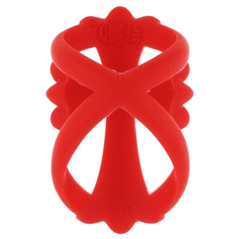Chrome Hearts Red Infinity CH Cross Rubber Size ONE SIZE