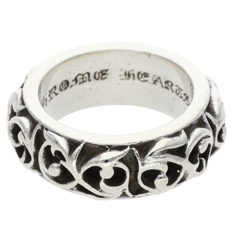 Chrome Hearts Eternity Vine Band Silver Ring Size US 6.5