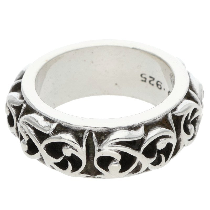 Chrome Hearts Eternity Vine Band Silver Ring Size US 6.5