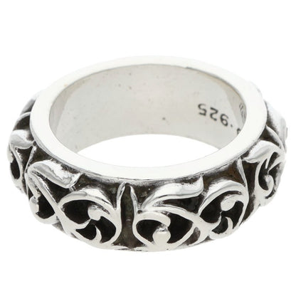 Chrome Hearts Eternity Vine Band Silver Ring Size US 6.5