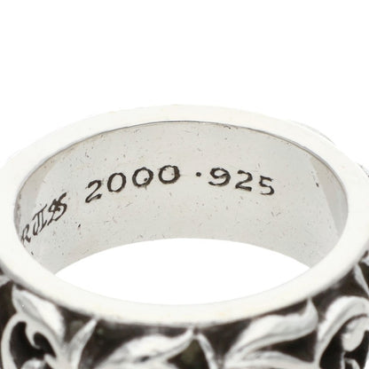 Chrome Hearts Eternity Vine Band Silver Ring Size US 6.5