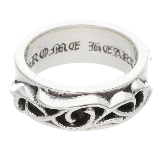Chrome Hearts Double Narrow Vine Band Silver Size ONE SIZE