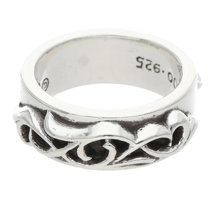Chrome Hearts Double Narrow Vine Band Silver Size ONE SIZE