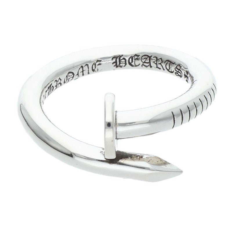 Chrome Hearts Nail Flat Silver Ring Size ONE SIZE