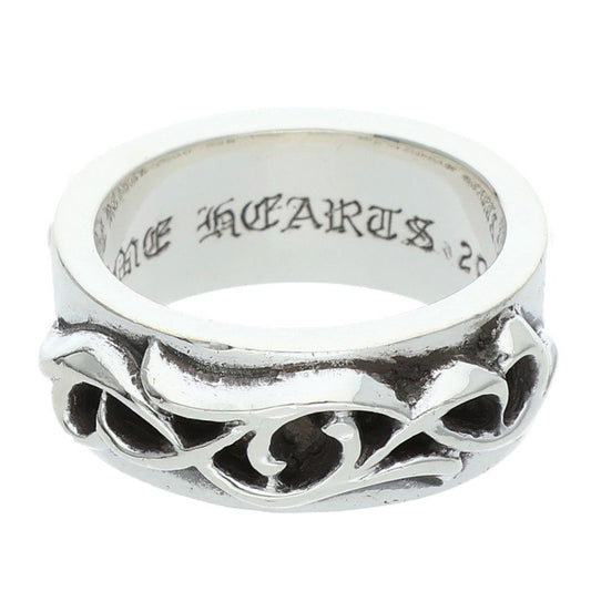 Chrome Hearts Double Narrow Vine Band Silver Size ONE SIZE