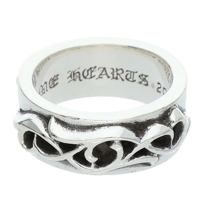 Chrome Hearts Double Narrow Vine Band Silver Size ONE SIZE
