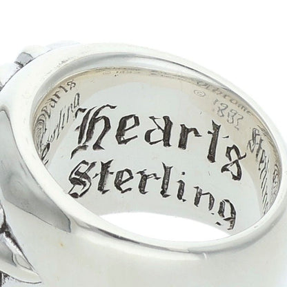 Chrome Hearts Floral Cross Silver Ring Size US 4